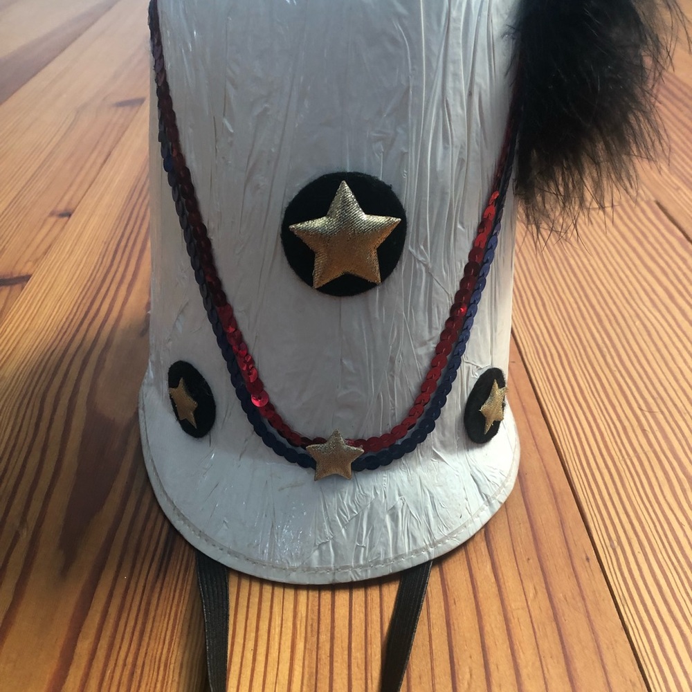 Fun costume soldier hat for little kids.